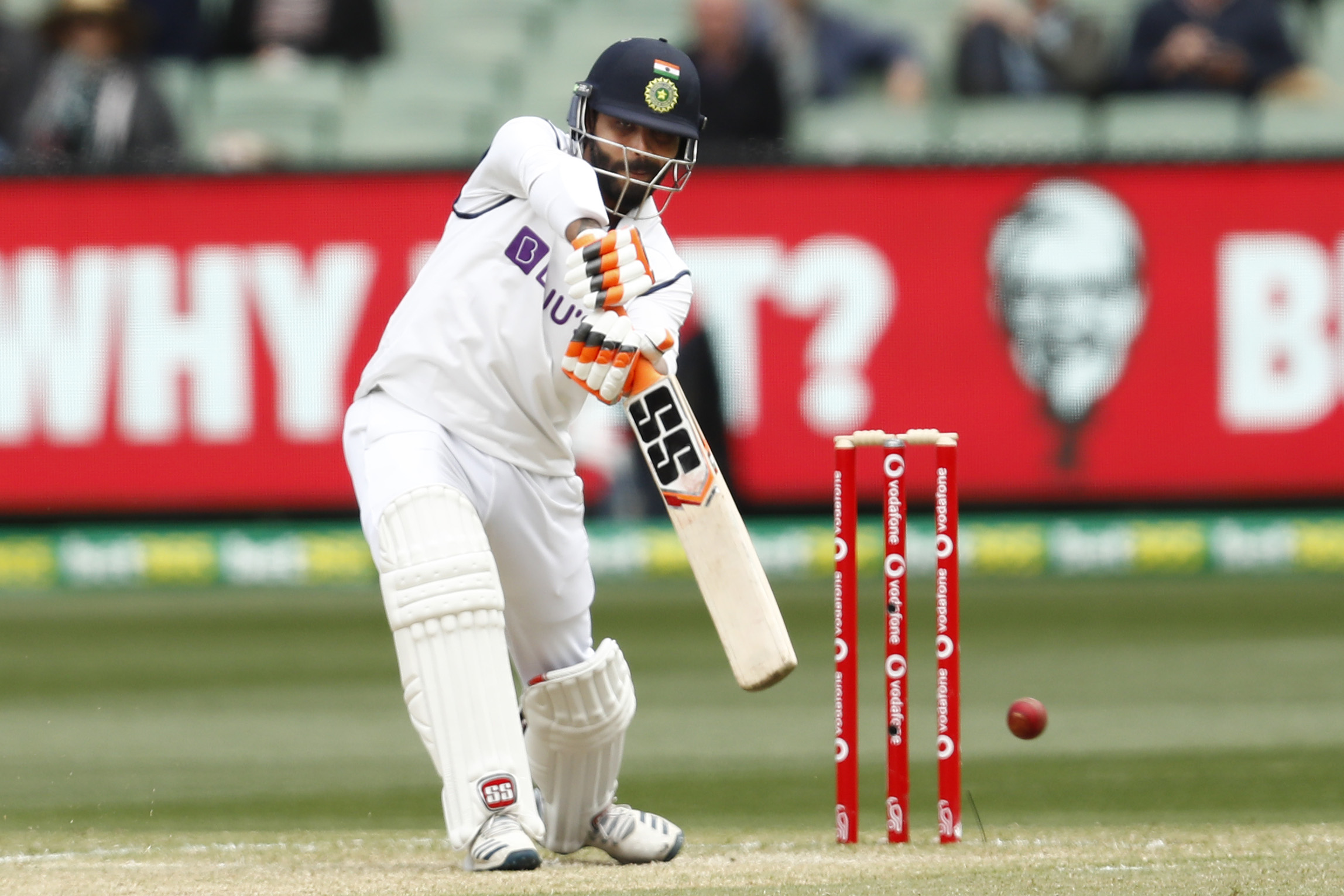 Ravindra Jadeja scored a century in the one-off Test against England