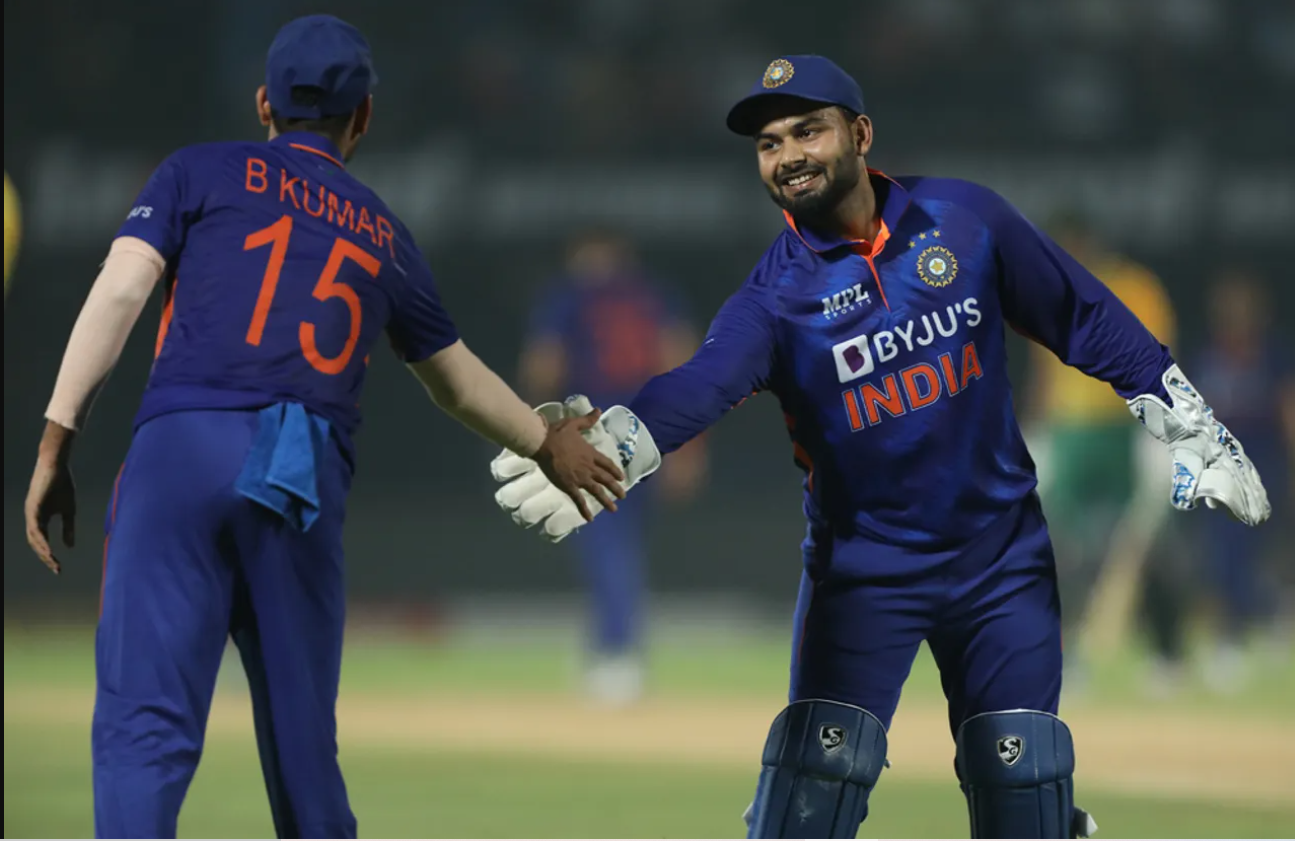 Rishabh Pant registered his first international win as captain in third T20I