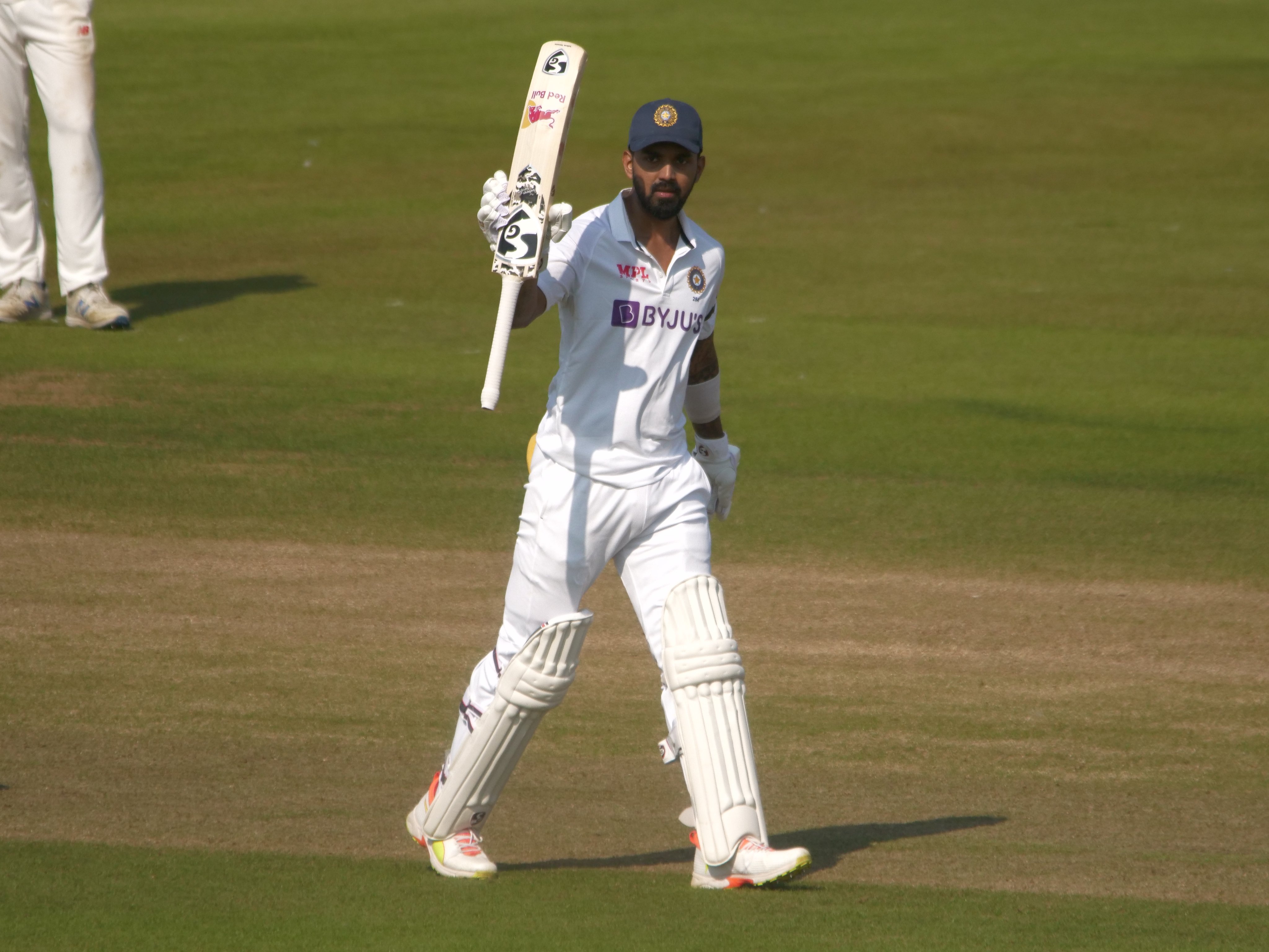 Rahul had scored a century in the warm-up game too
