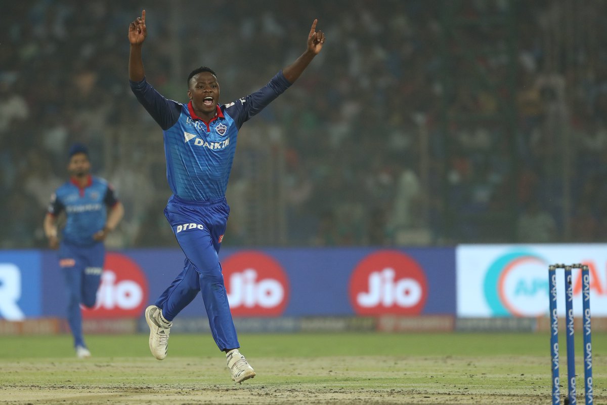 Kagiso Rabada took 4 wickets for 24 runs against RCB