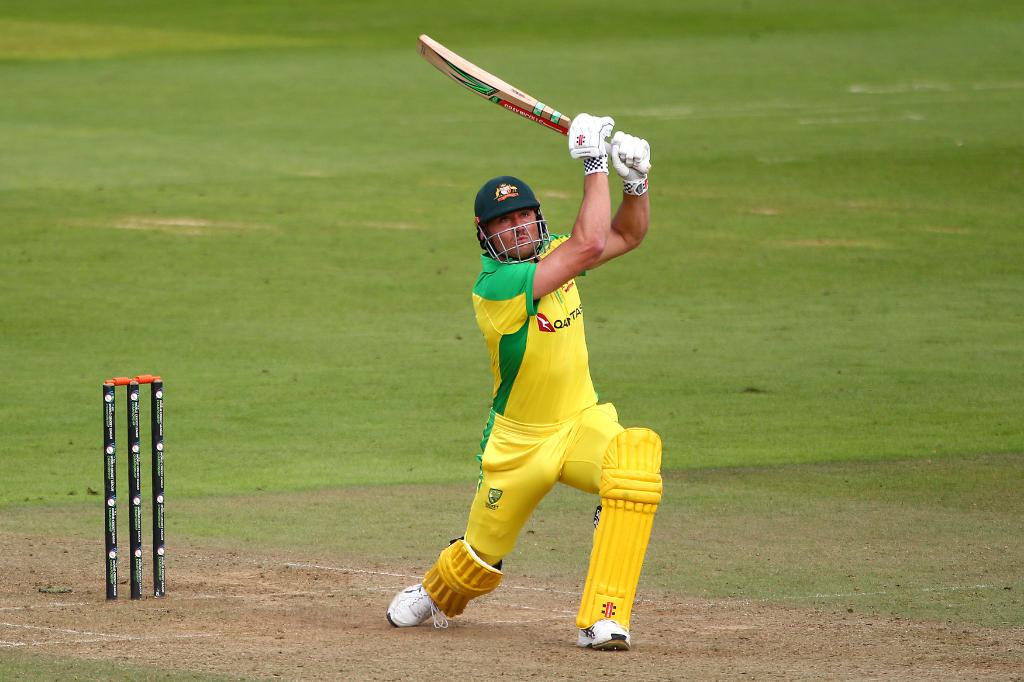 Marcus Stoinis got out for a duck in the first ODI against India