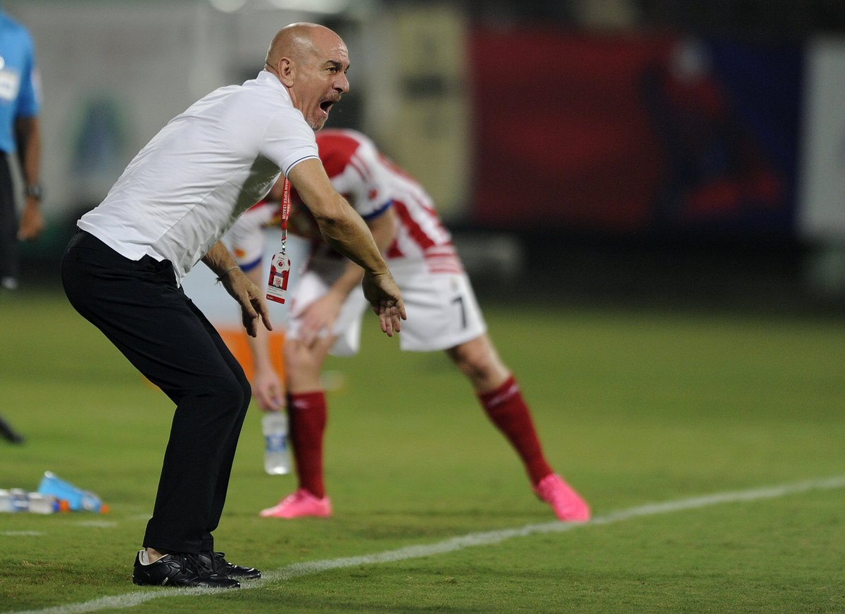 Antonio Lopez Habas was unhappy with the way his team played in the first half