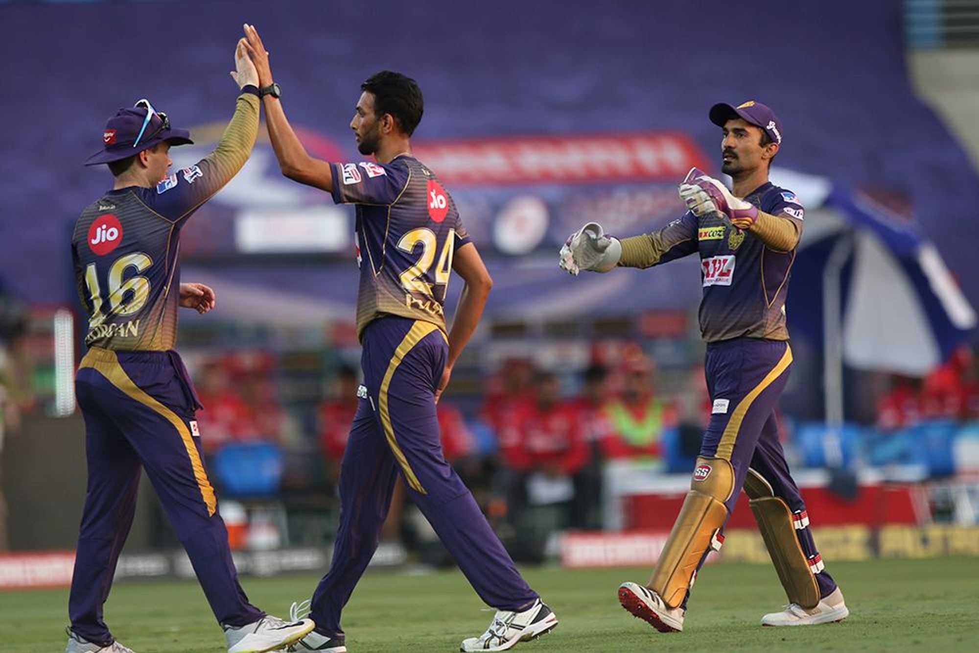 Karthik was replaced by Morgan mid-season