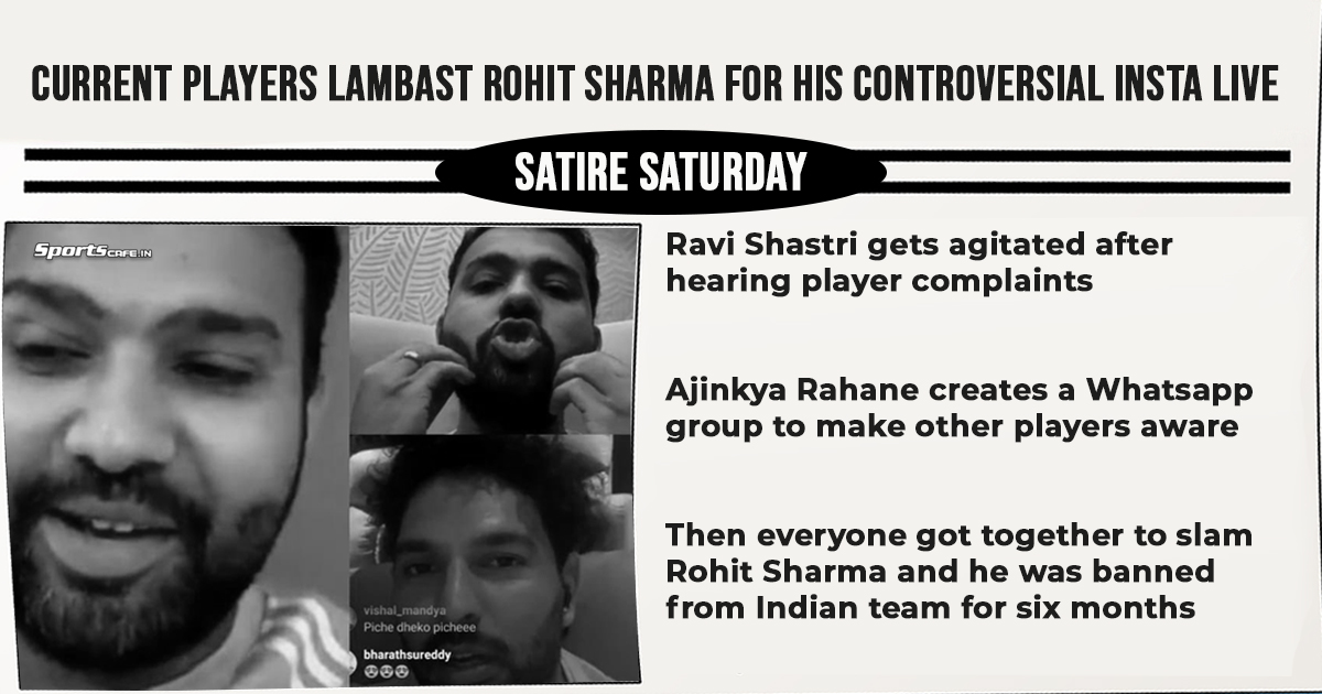 Satire Saturday - Rohit Sharma special