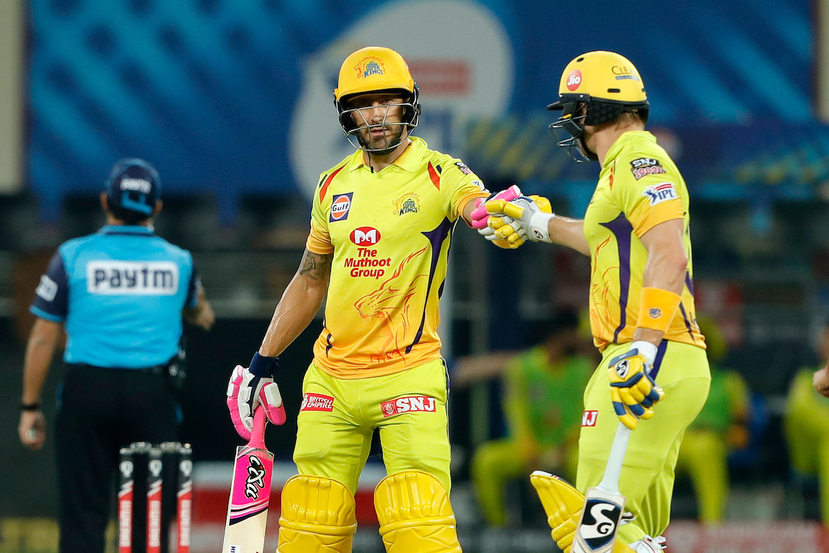 Faf du Plessis credited the CSK management