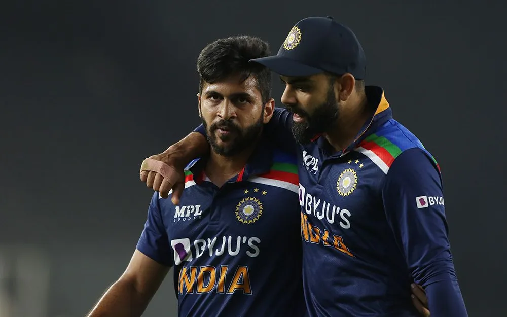 Shardul Thakur picked up two crucial wickets in the death