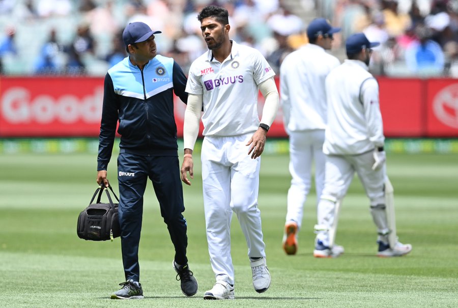 Umesh walked off with injury