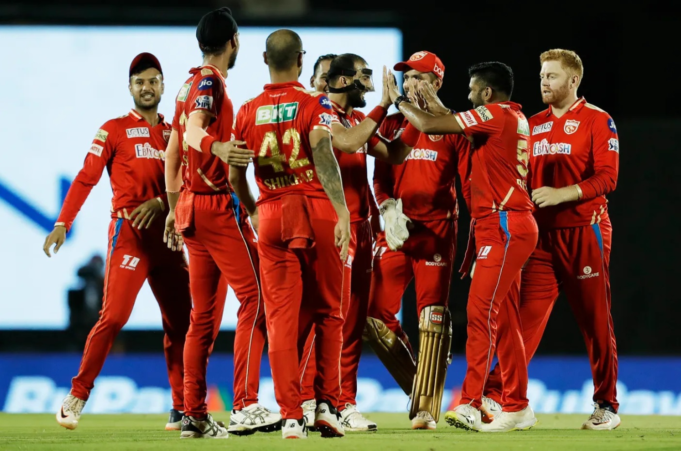 Punjab Kings secure thumping 54-run win over Royal Challengers Bangalore.