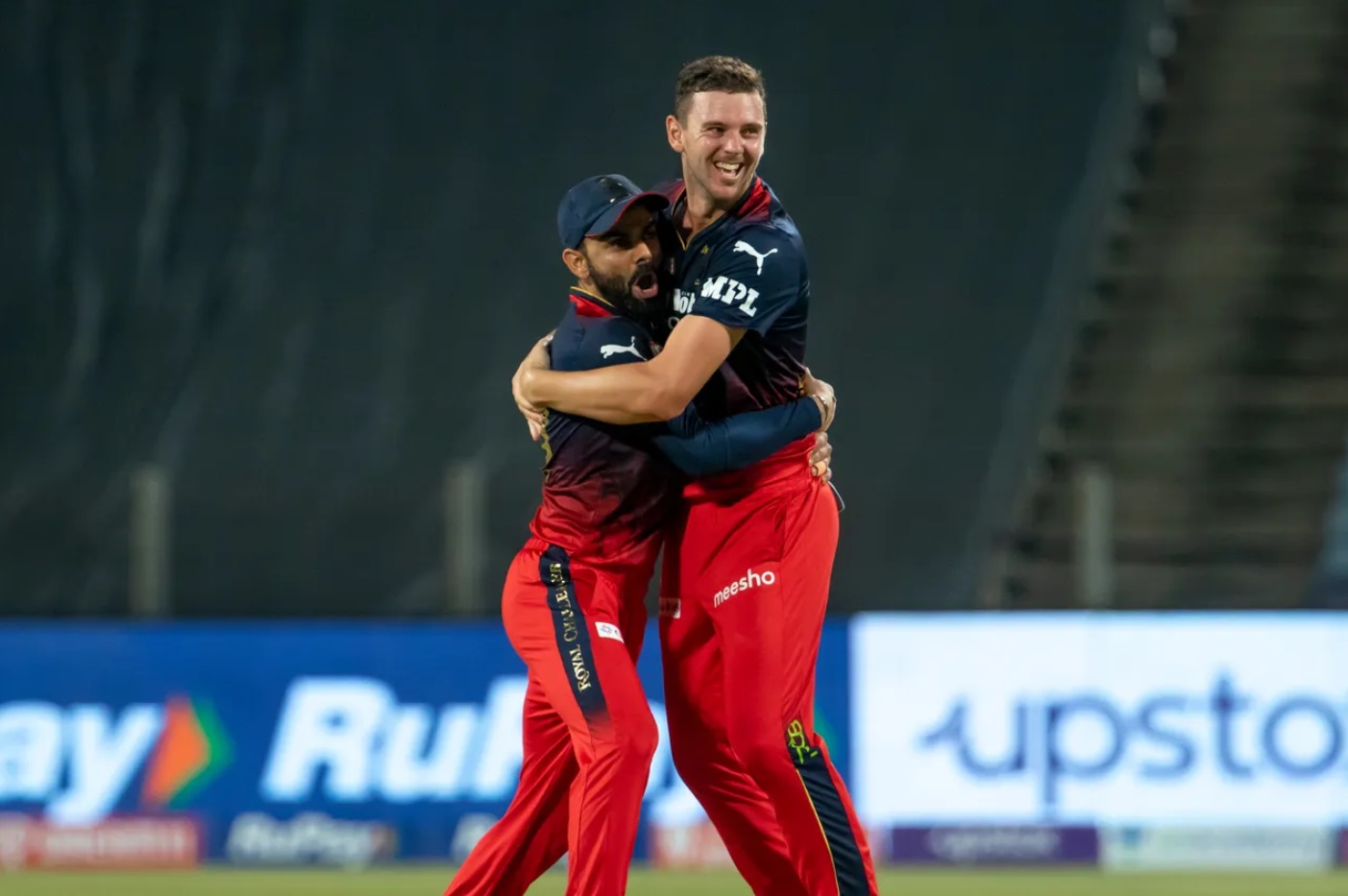 Virat Kohli was delighted after Jos Buttler’s wicket.