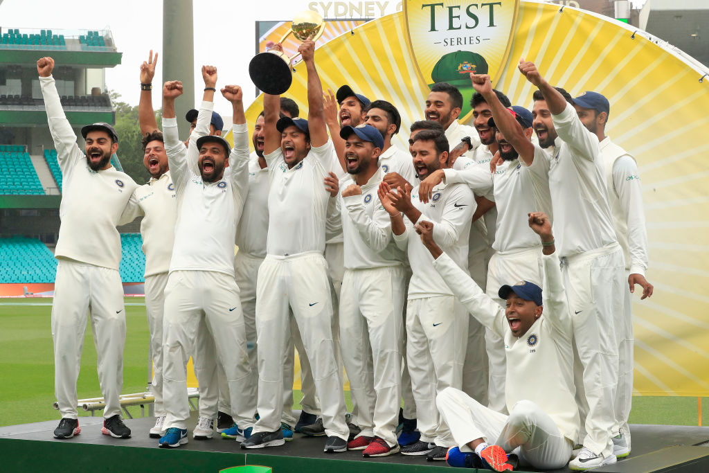 India won the Test series last time