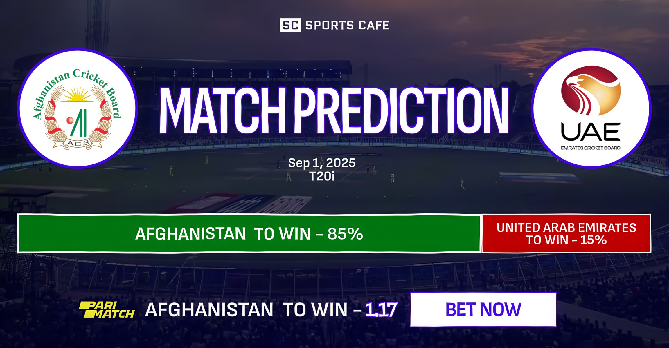 United Arab Emirates vs Afghanistan