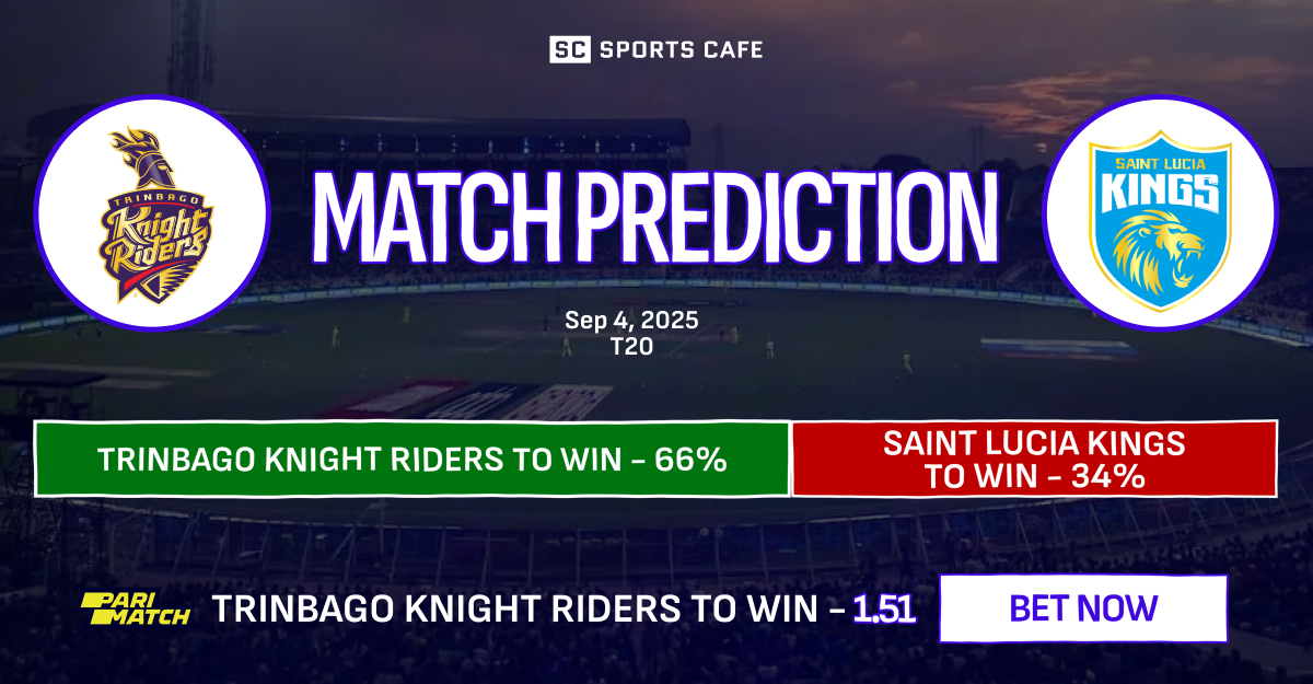 Trinbago Knight Riders vs Saint Lucia Kings