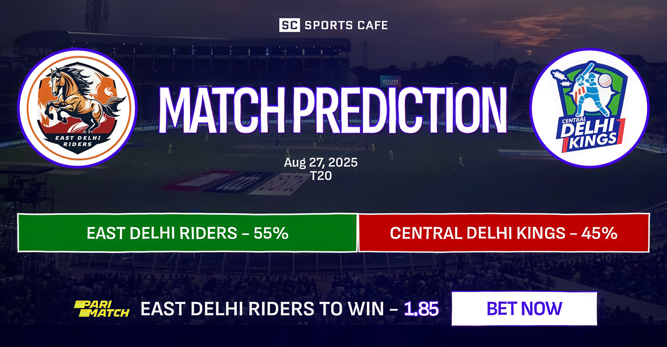 East Delhi Riders vs Central Delhi Kings