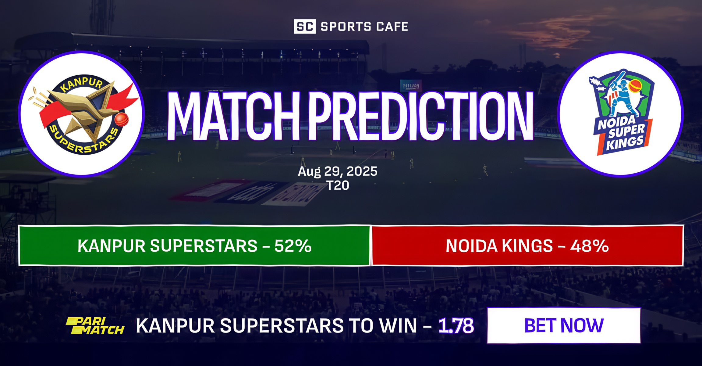 Kanpur Superstars vs Noida Kings