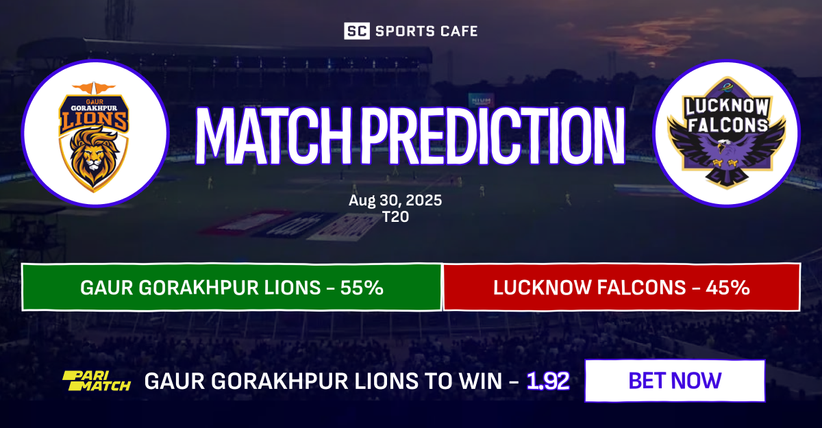 Gaur Gorakhpur Lions vs Lucknow Falcons