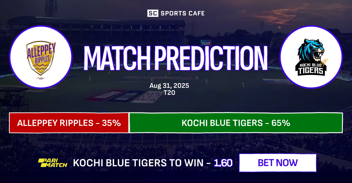 Alleppey Ripples vs Kochi Blue Tigers