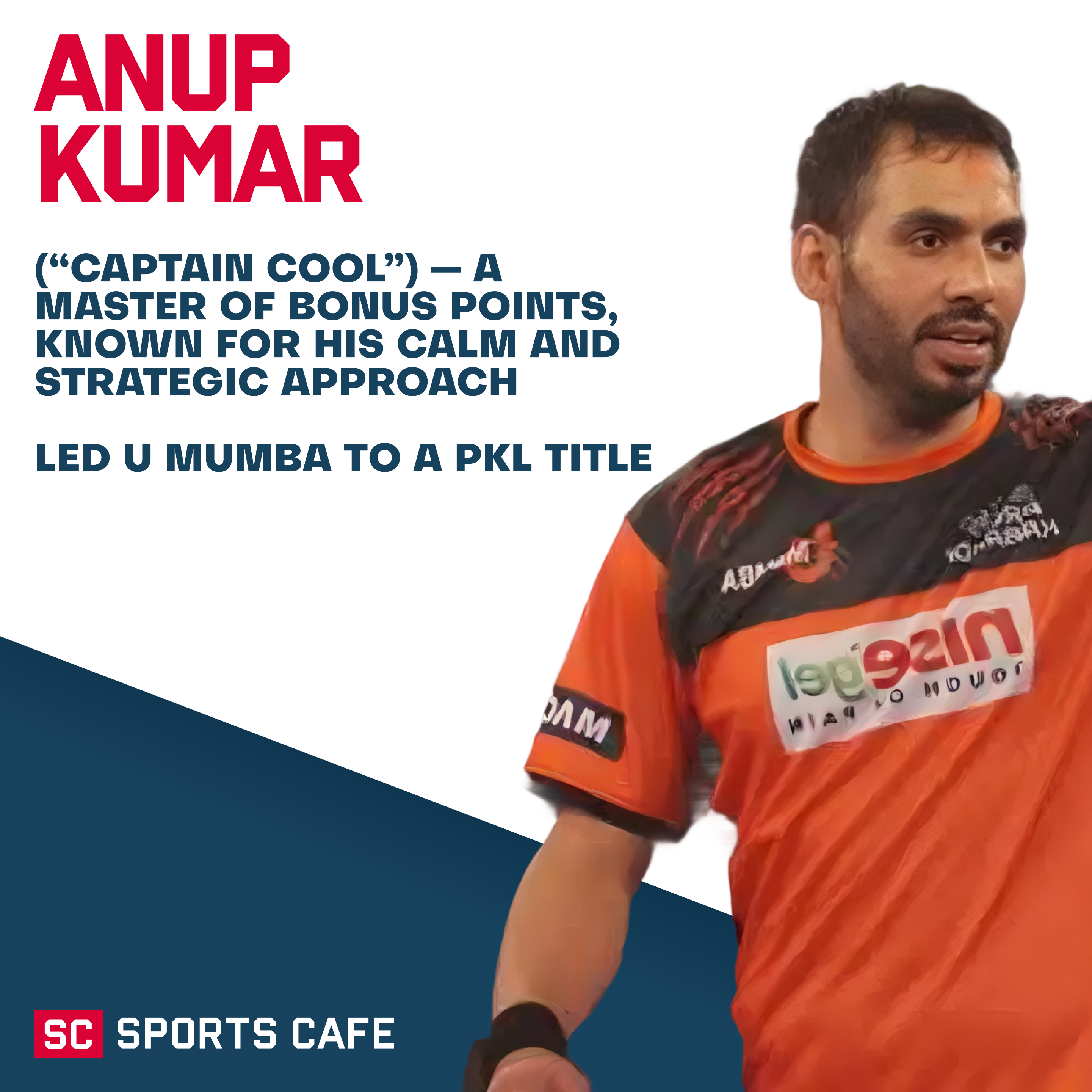 Anup Kumar Top Stars of Pro Kabaddi League.