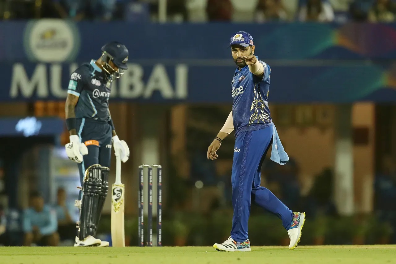 Rohit Sharma praised his side for managing to win the game.