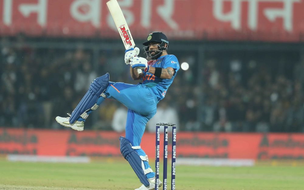 Twitter reacts to Virat Kohli hitting ‘Nataraja�six to finish Indore T20I in style