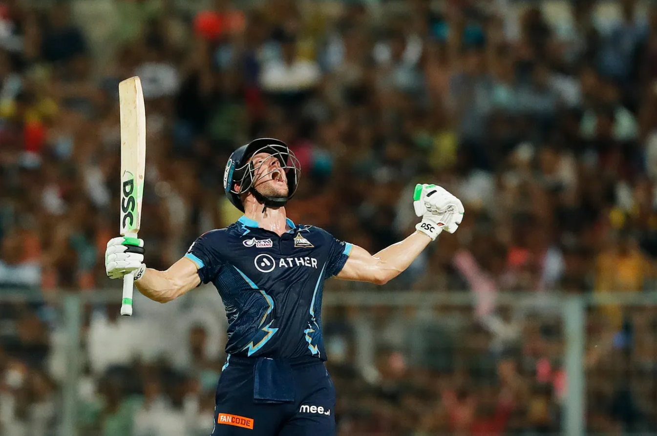 David Miller hit an unbeaten 38-ball 68 against RR in IPL 2022.