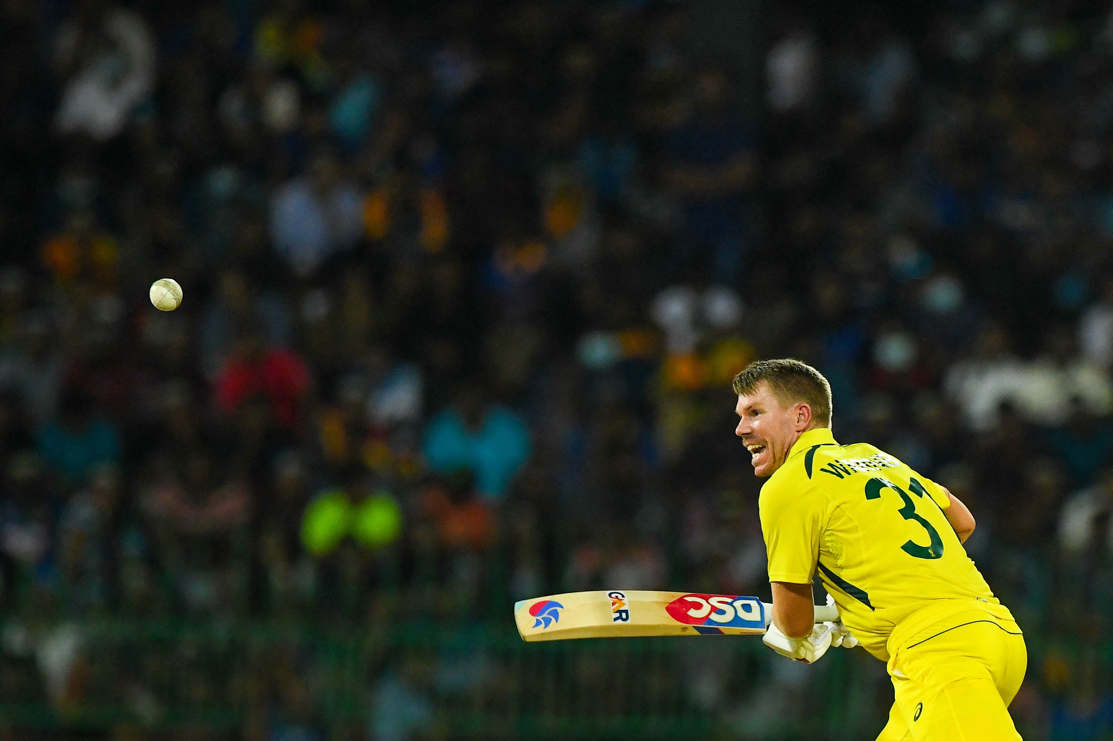 David Warner scored 99 runs in the fourth ODI against Sri Lanka