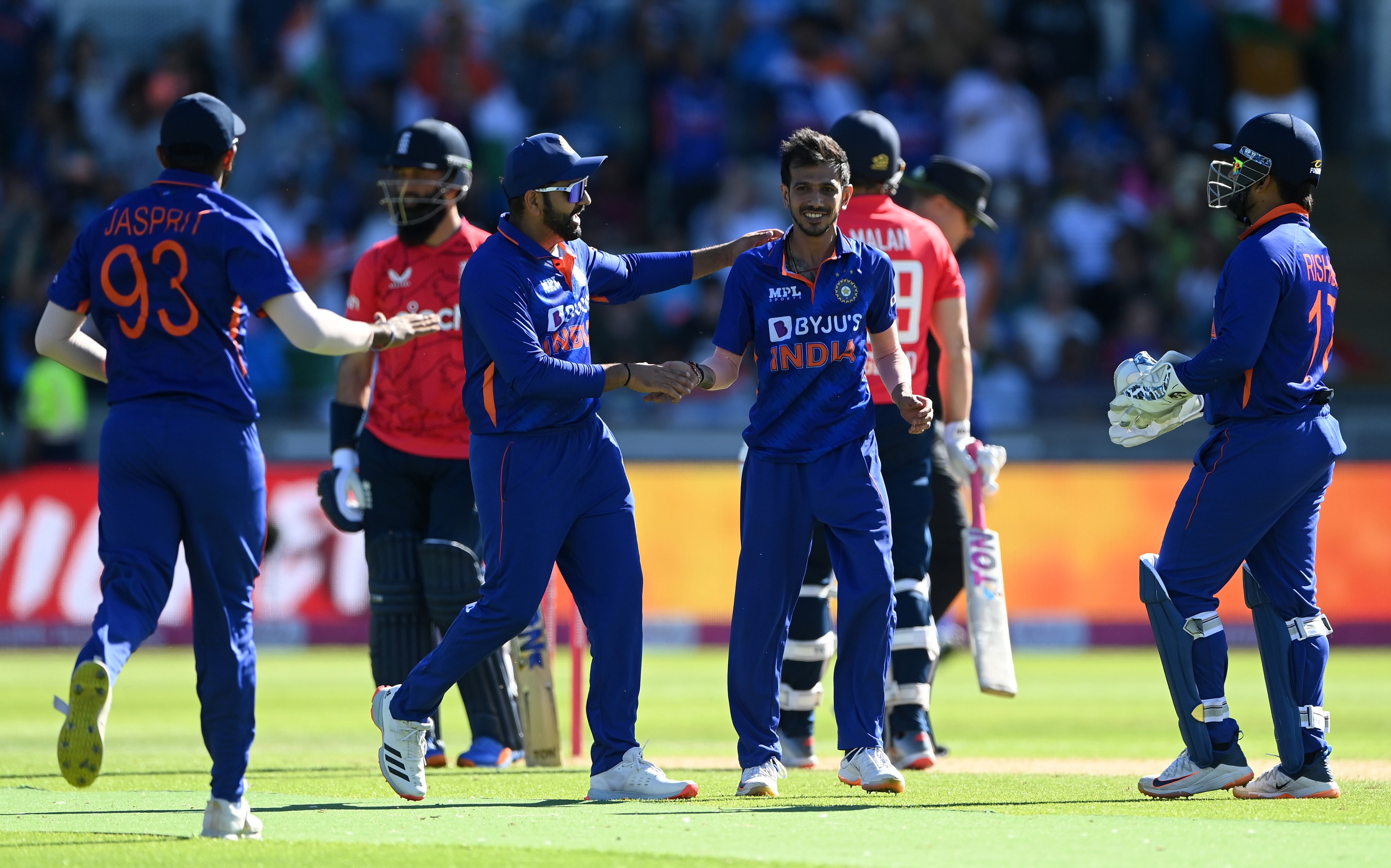 India won the second T20I and the series against England.