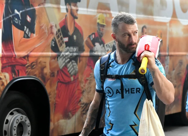 Matthew Wade fined for breaching code of conduct vs RCB in IPL 2022.