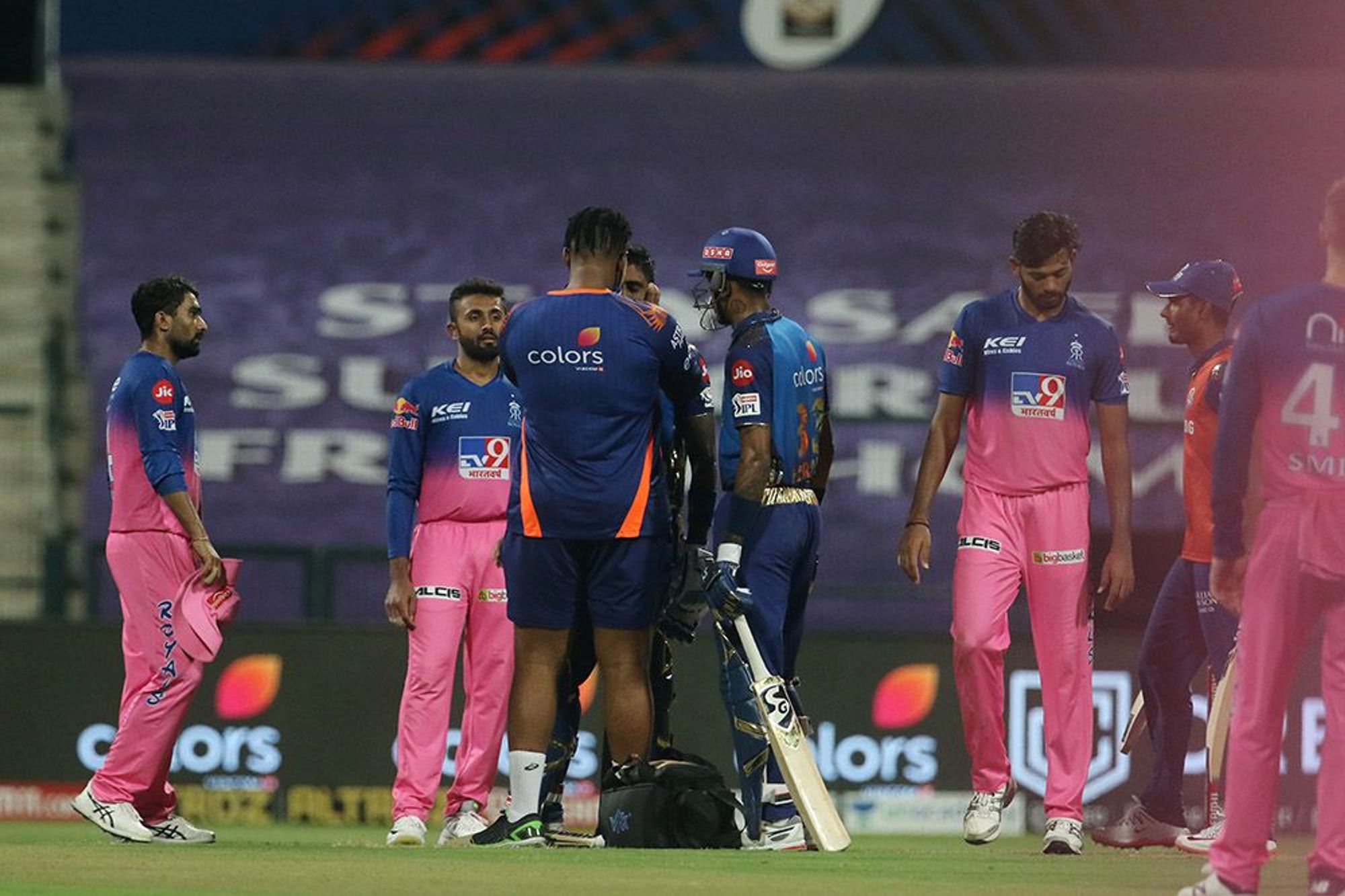 RR were thrashed by Mumbai in Abu Dhabi