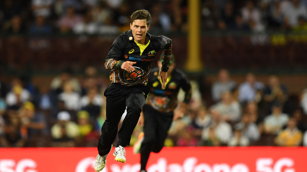 Swepson was the star for Aussies in the bowling 