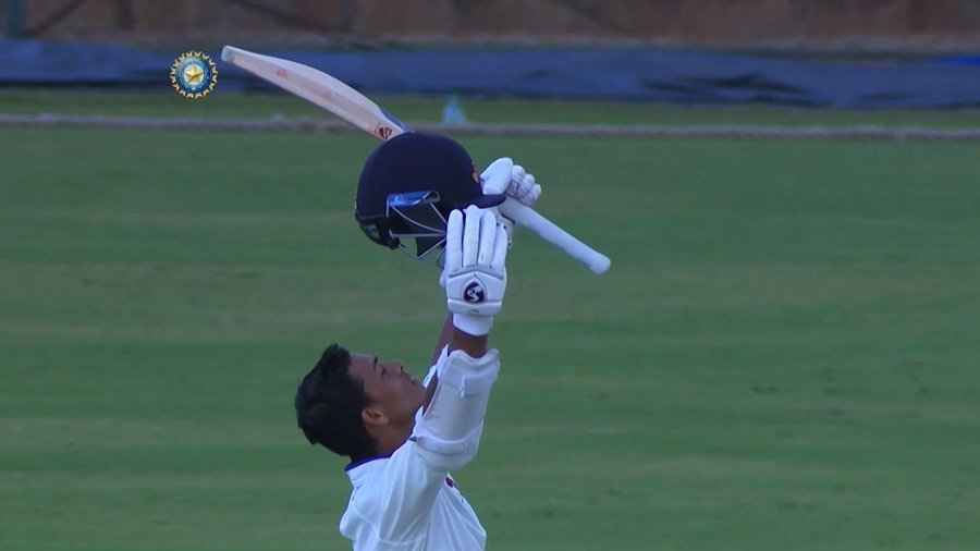Yashasvi Jaiswal scored century in first innings