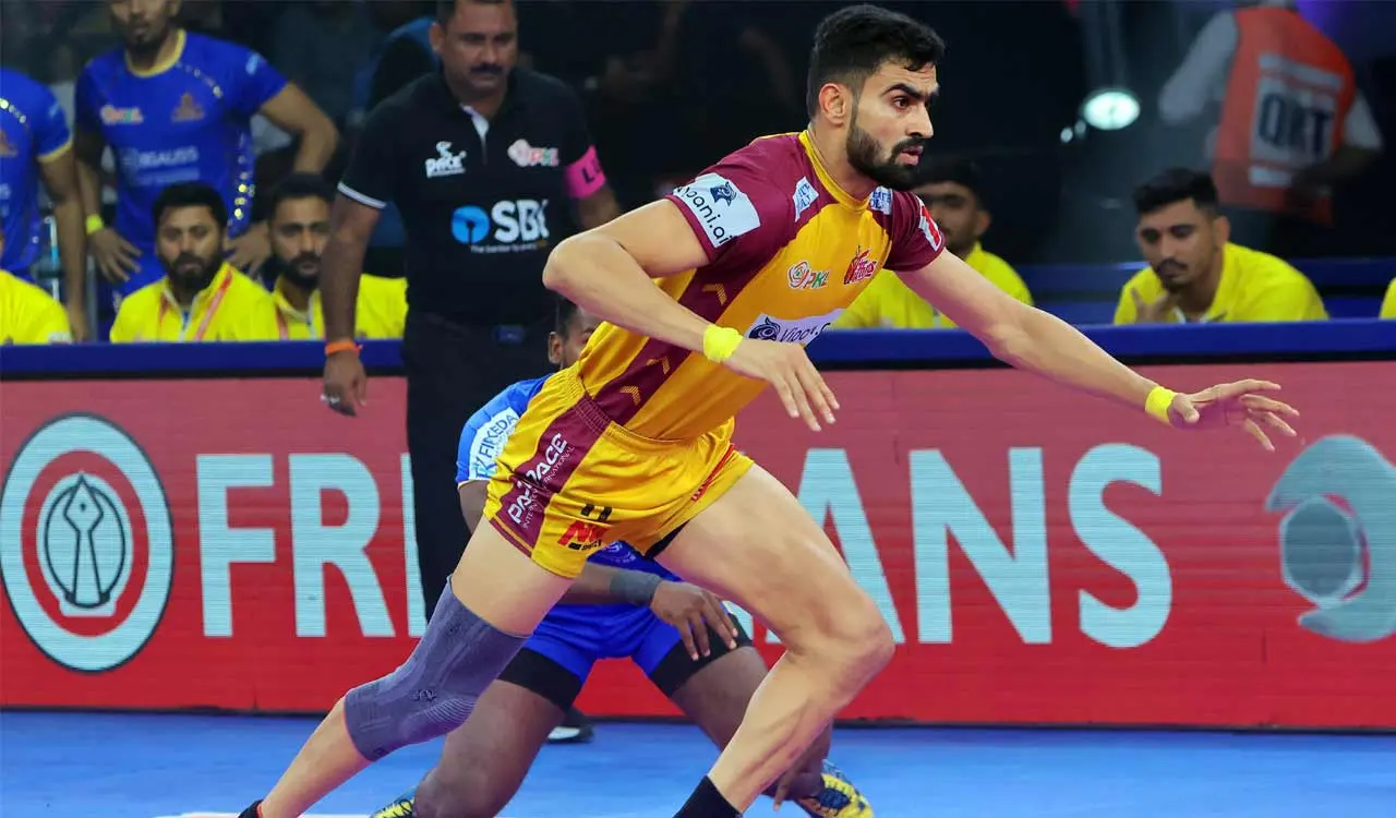 Bharat Hooda Shines as Telugu Titans Knock Out Patna Pirates.