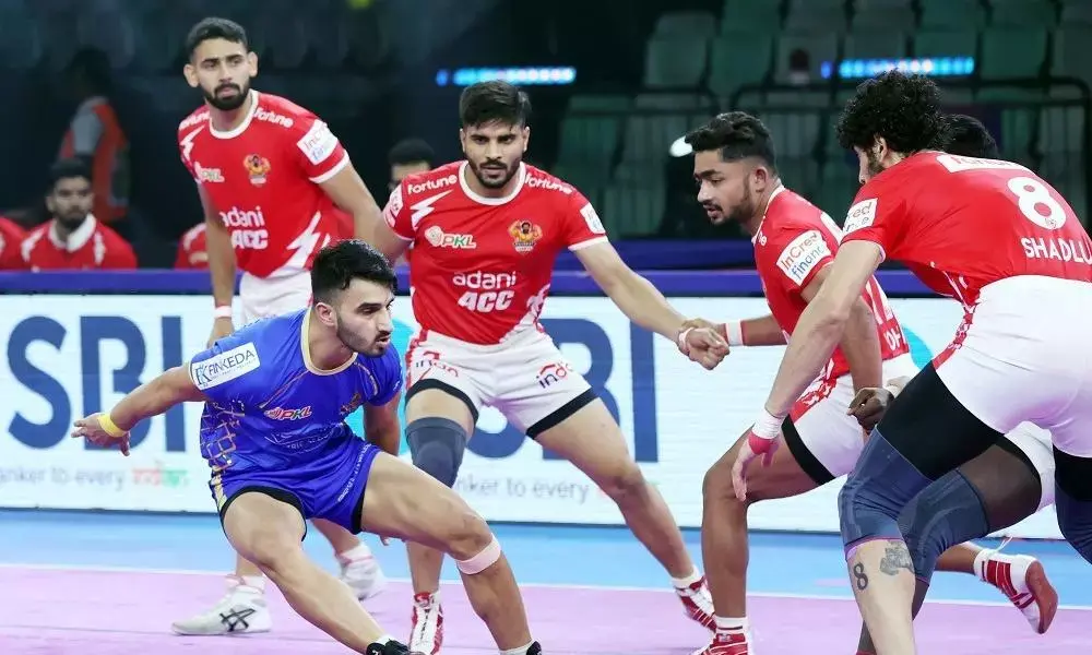 Himanshu Singh Powers Gujarat Giants to 42-35 Win Over Tamil Thalaivas.