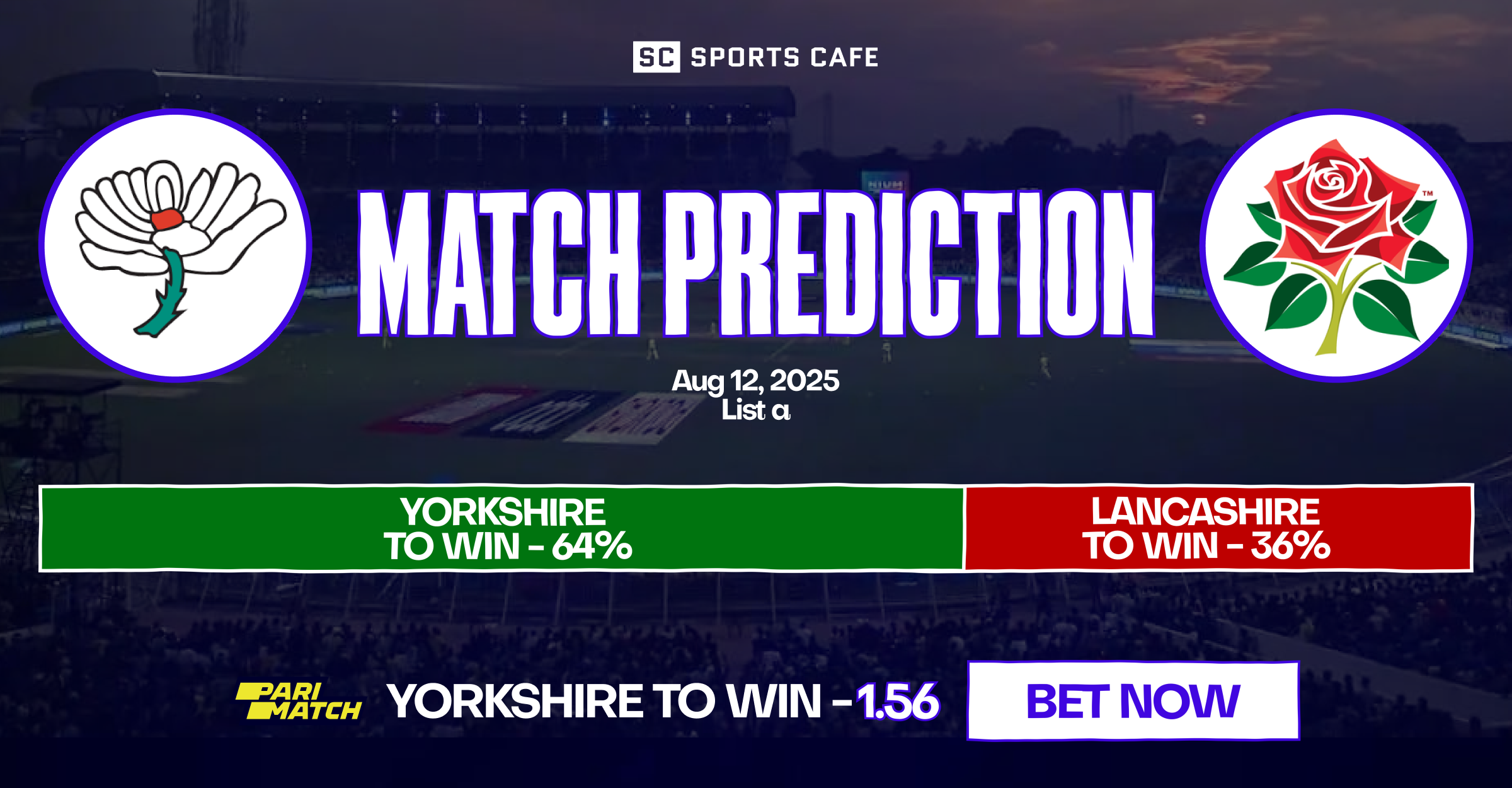Yorkshire vs Lancashire