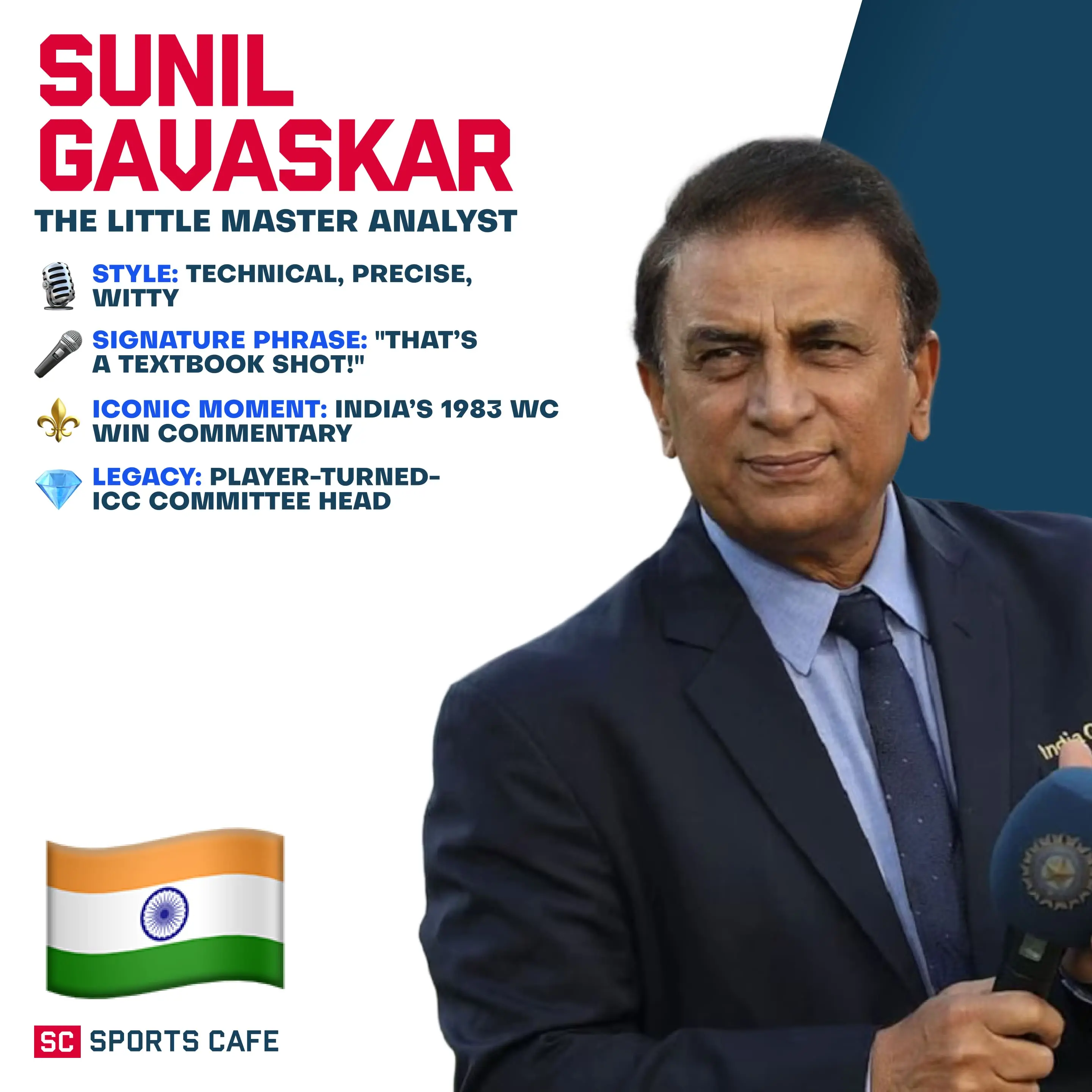 Sunil Gavaskar.