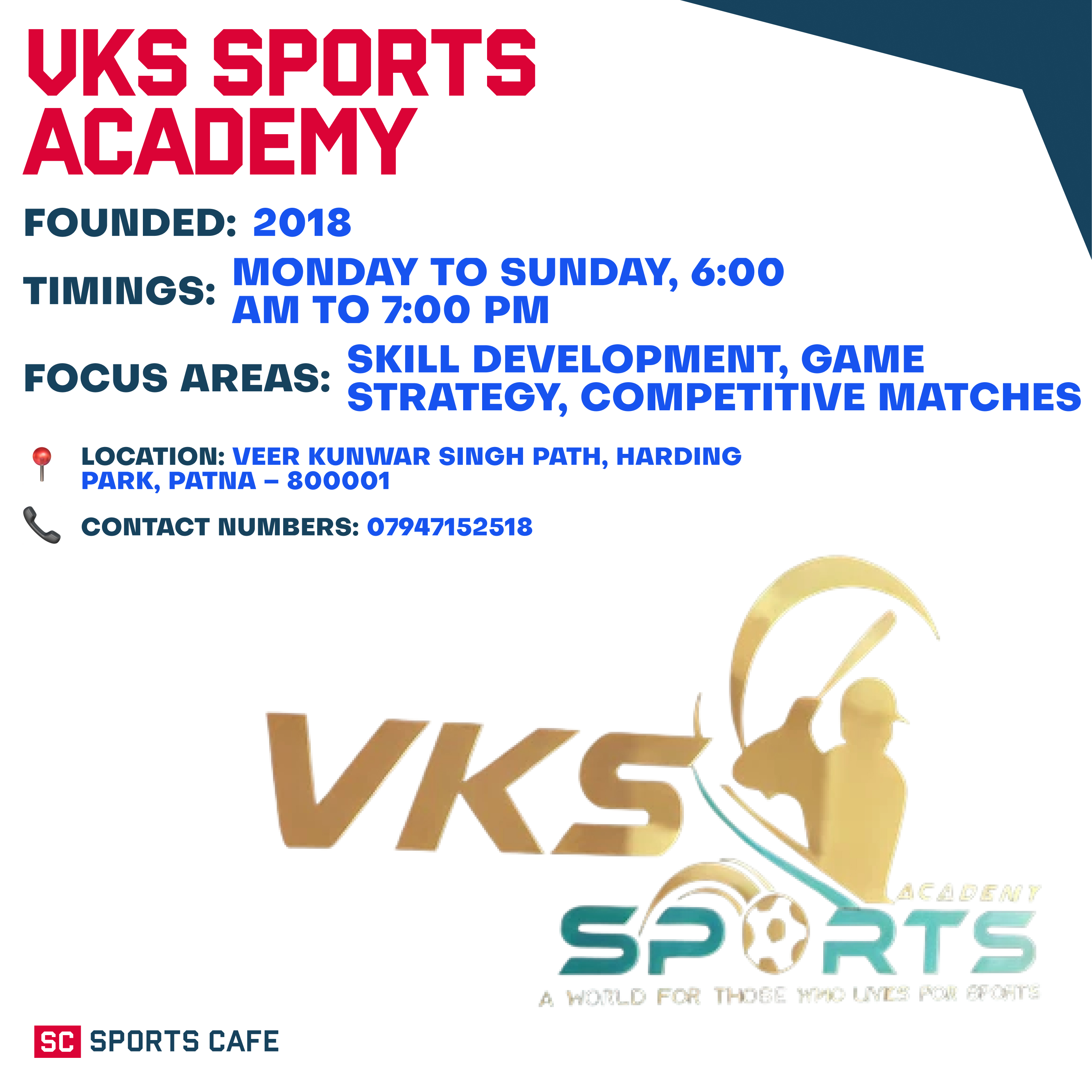 VKS Sports Academy.