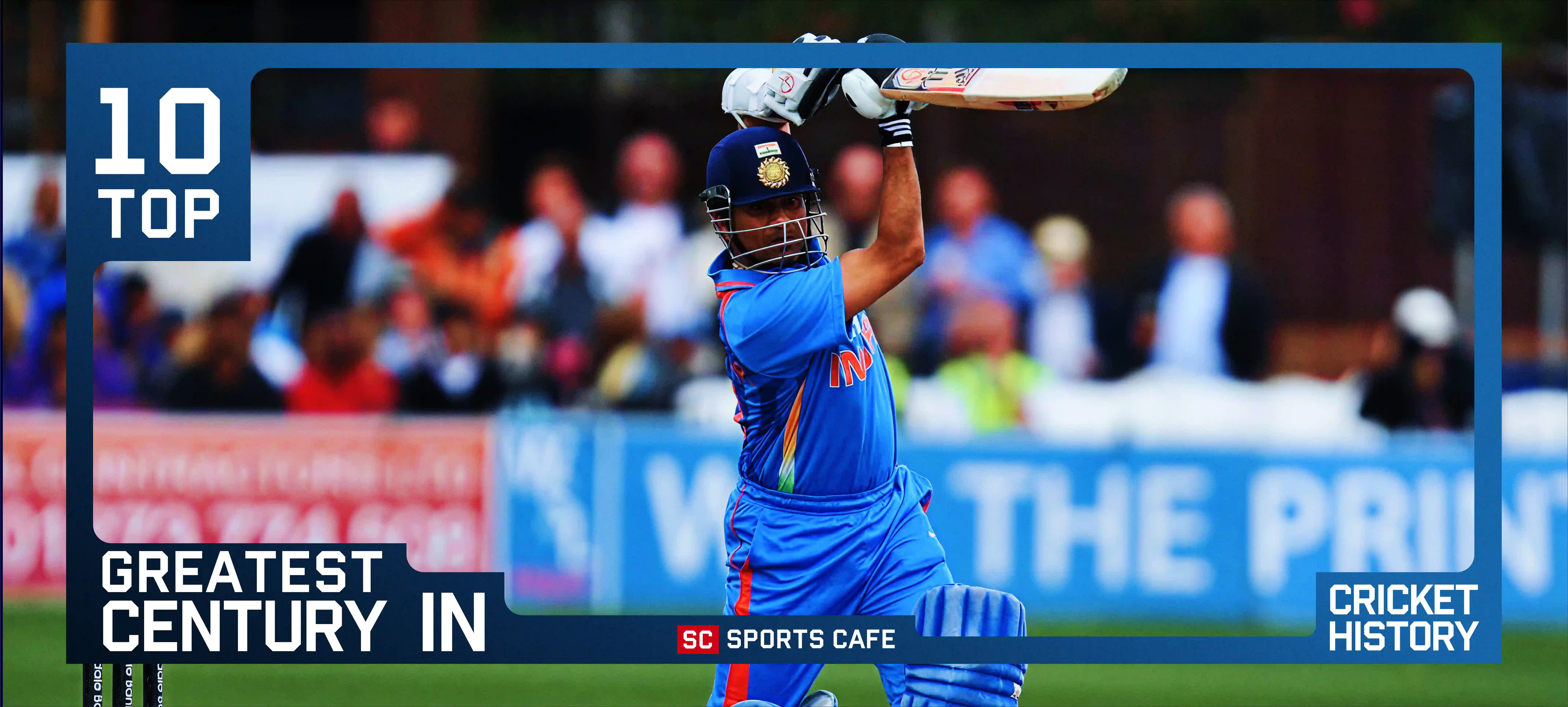 Top 10 Players with the Highest Hundreds.