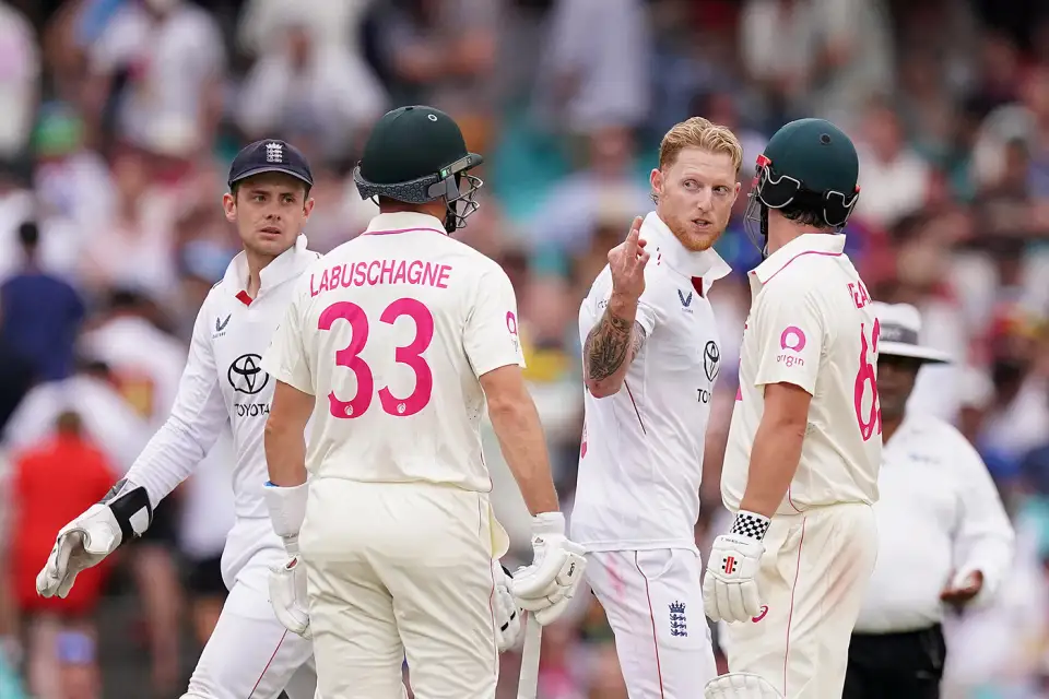 Ben Stokes made sure to let Marnus Labuschagne know of his impending doom during the final stages of play on Day 2 of the fifth Ashes Test at the SCG