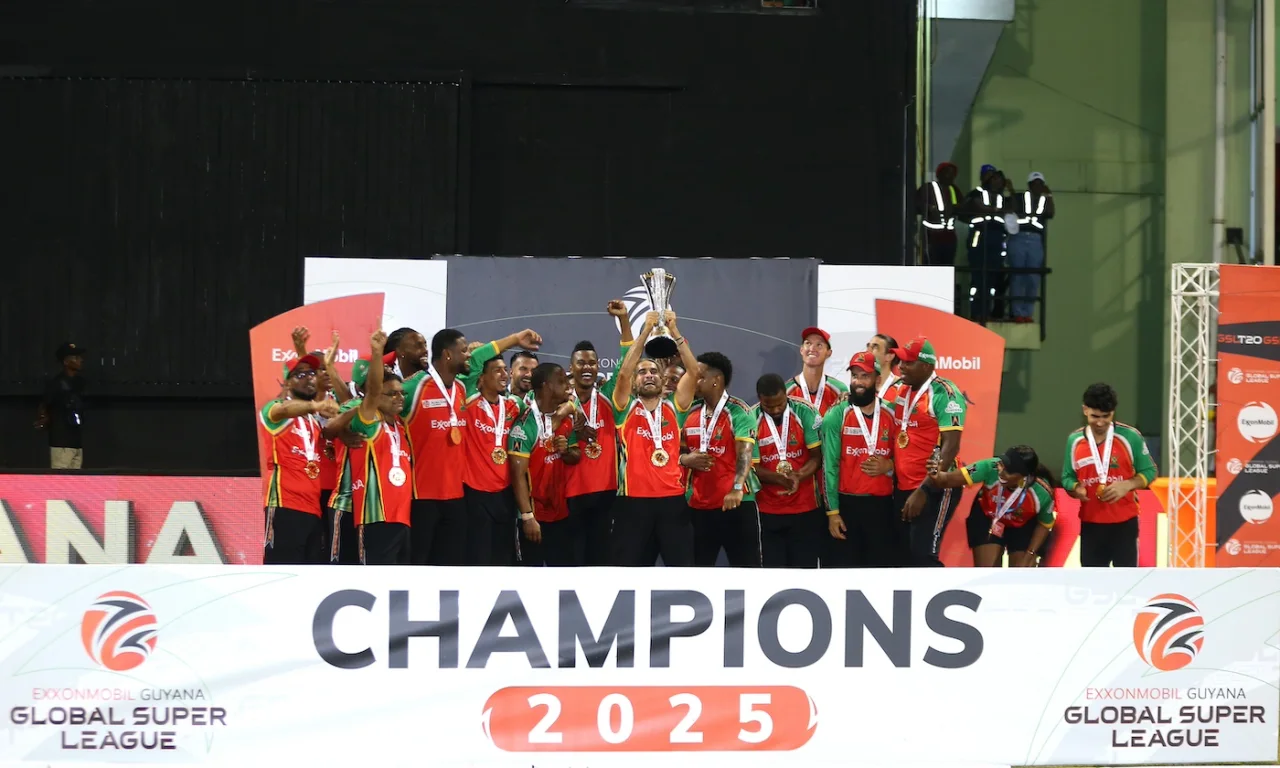 GAW vs RAR Review । Guyana Amazon Warriors clinch GSL 2025 title with 32-run win against Rangpur Riders