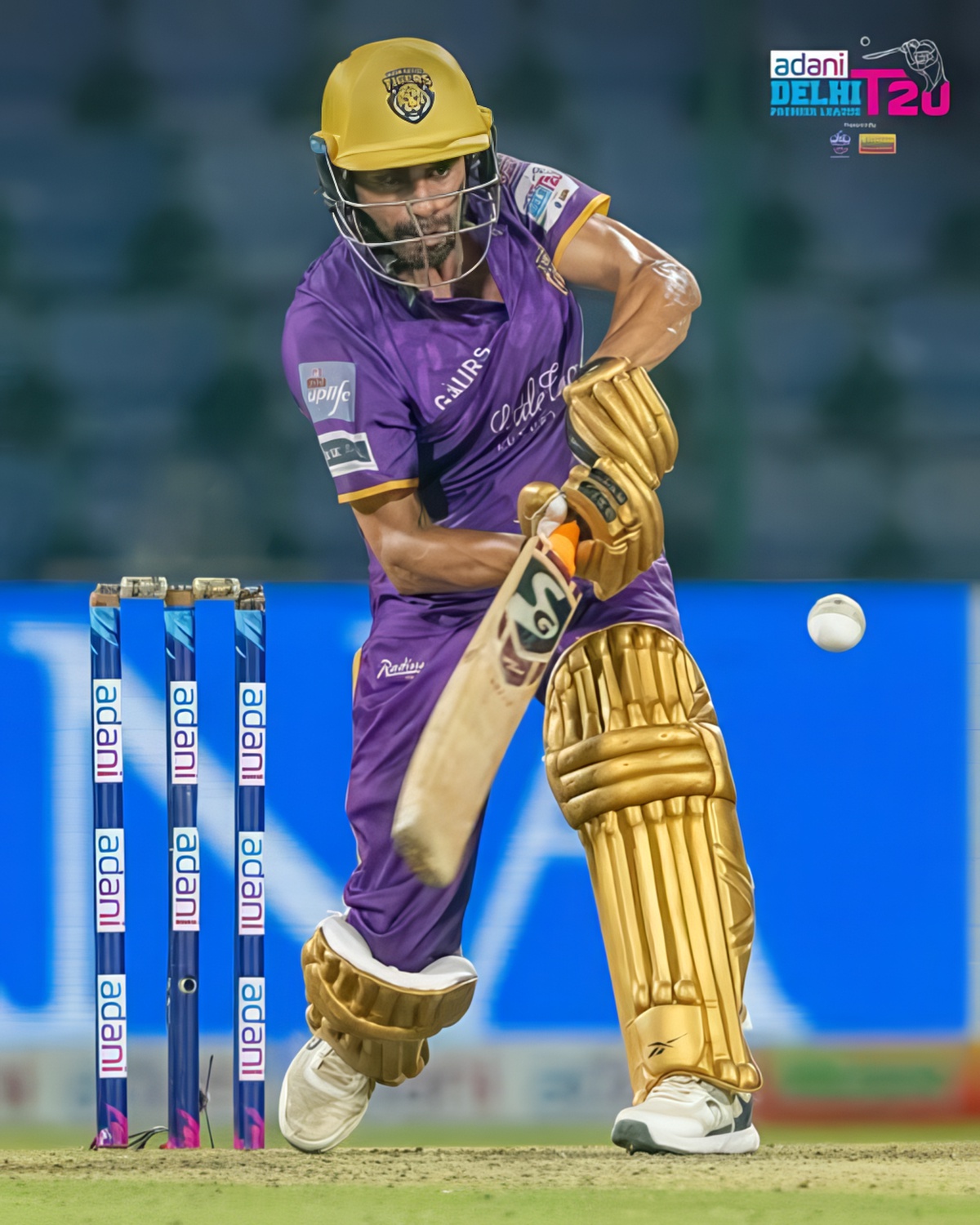 New Delhi Tigers batter Lakshay Thareja 