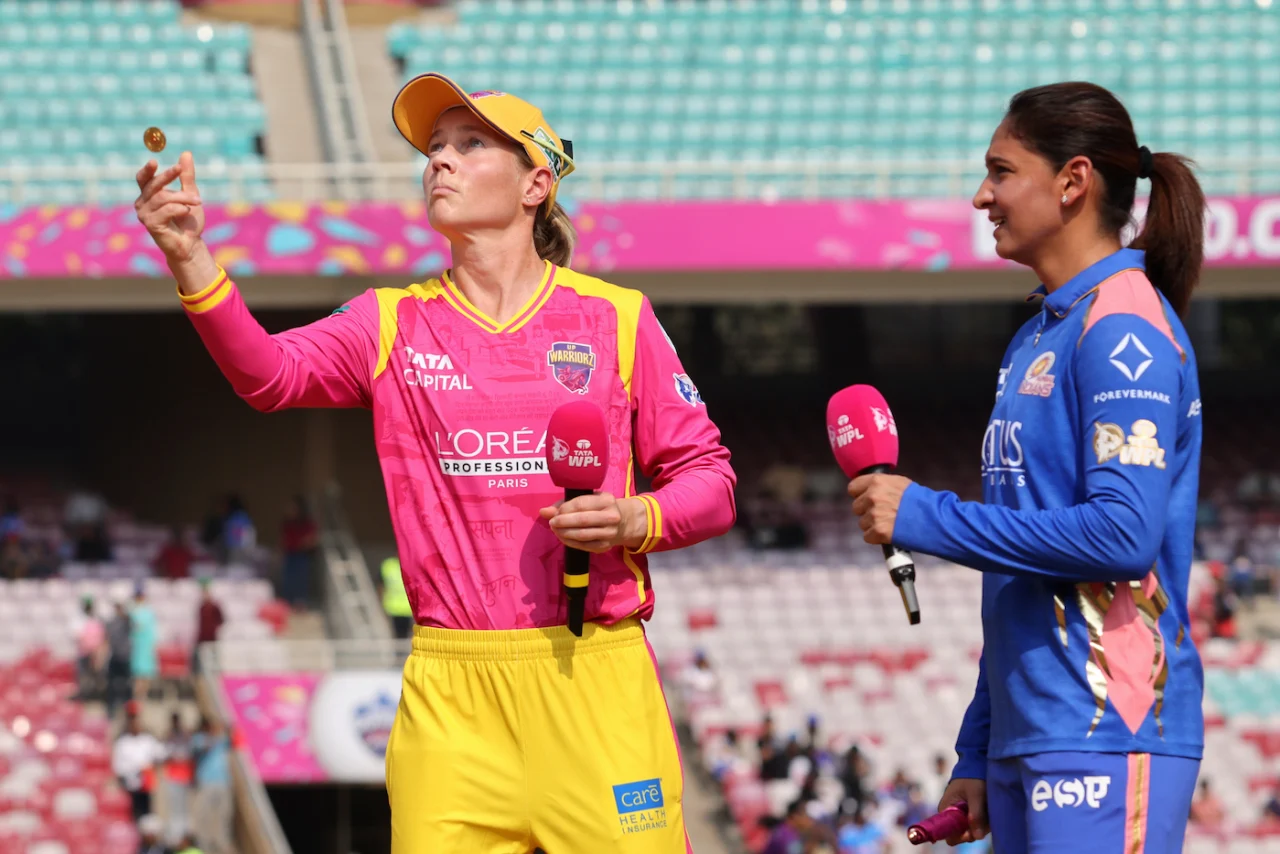 Harmanpreet Kaur found herself under the pump after a dropped sitter against UP Warriorz in the WPL in Navi Mumbai