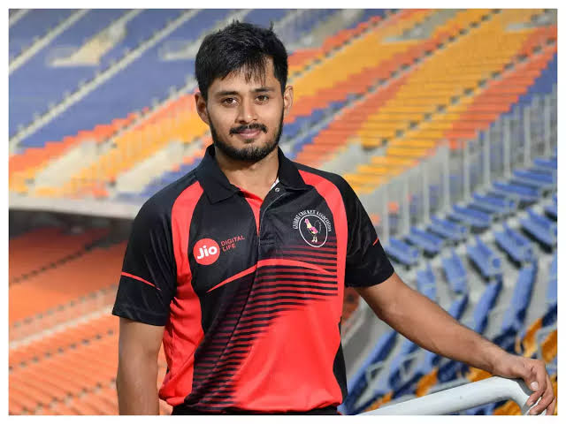 Priyank Panchal during one of his games for Gujarat in domestic cricket