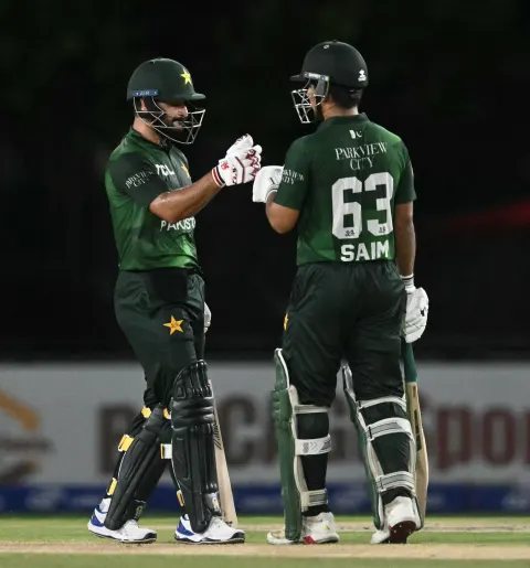 WI vs PAK | Windies fall 13 short after Farhan-Ayub fireworks to hand Pakistan series 2-1