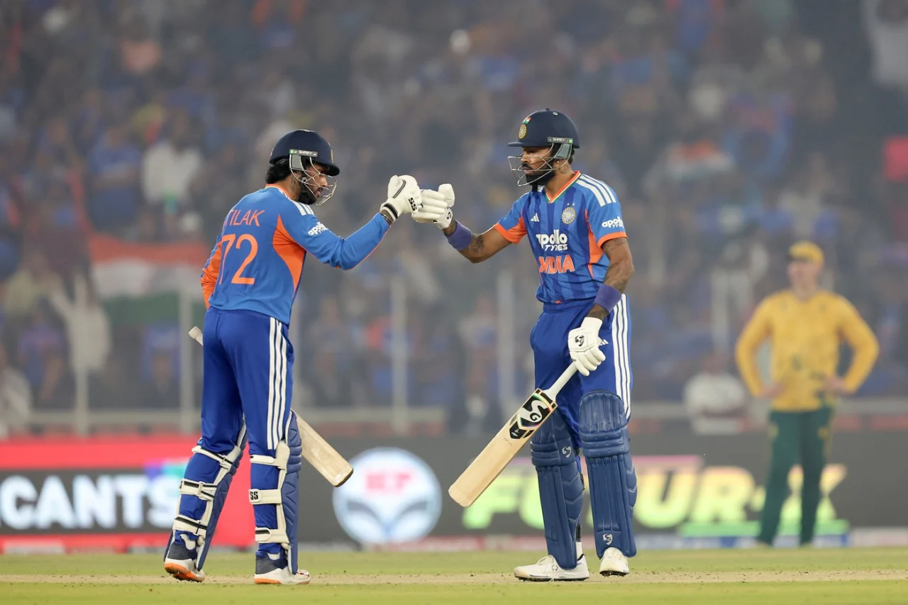 Tilak Varma and Hardik Pandya combined for 105 runs in just 44 deliveries to set up India's series sealing victory over South Africa at the Narendra Modi Stadium on Friday