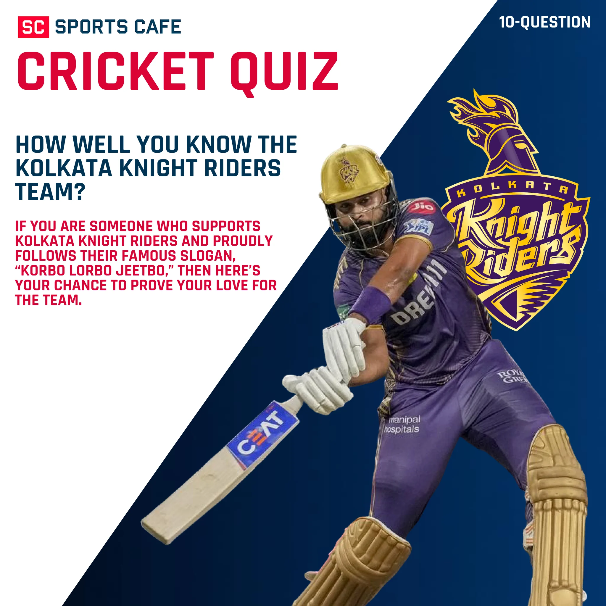 SC Quiz: How Well You Know the Kolkata Knight Riders Team