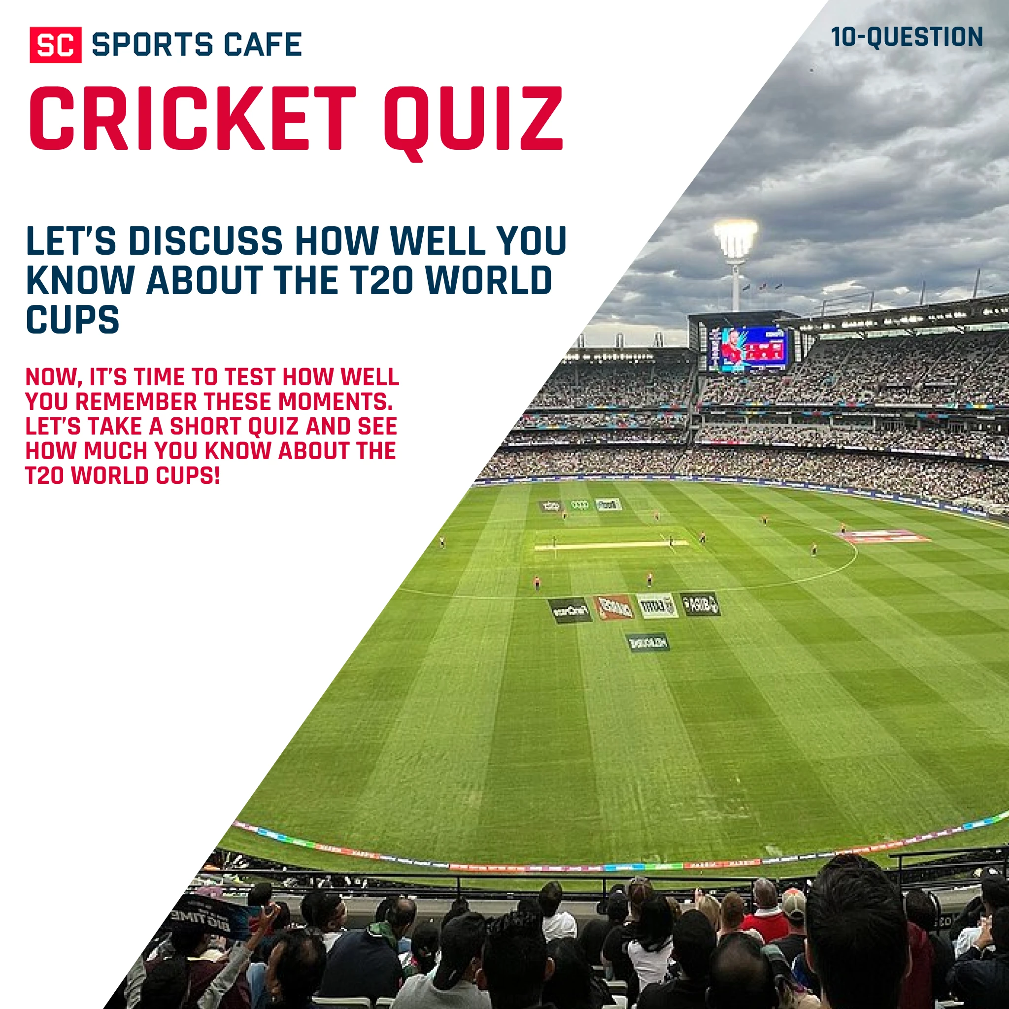 How Well You Know About the T20 World Cups | SC Quiz