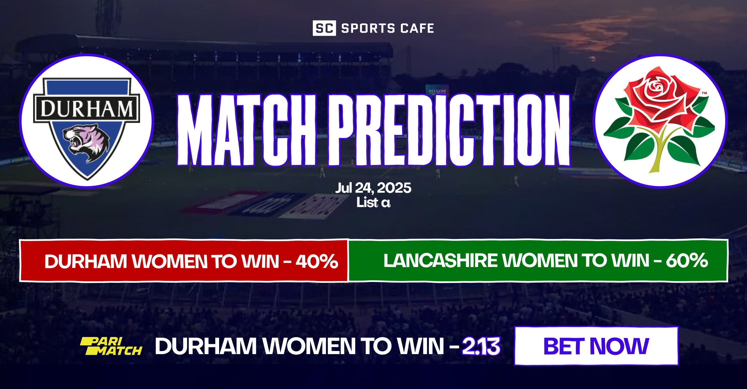 durham women vs lancashire women match prediction.