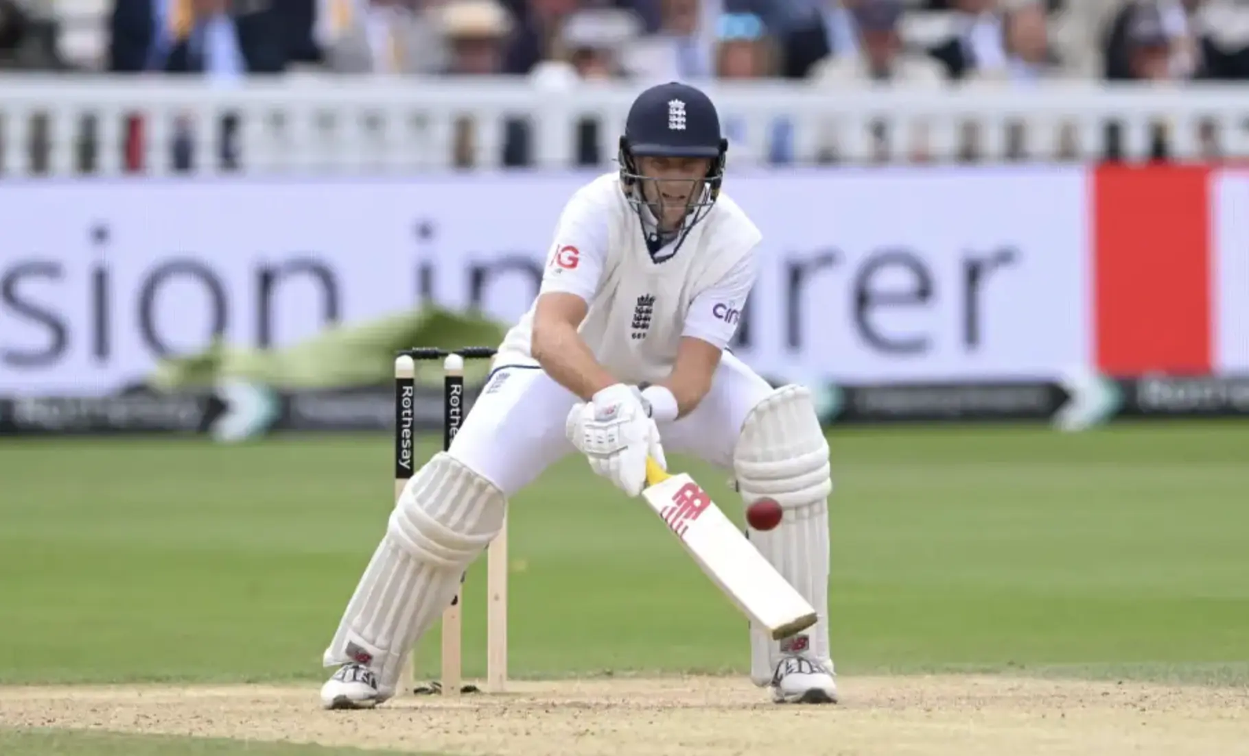 England made 358 runs on the first day of the match.