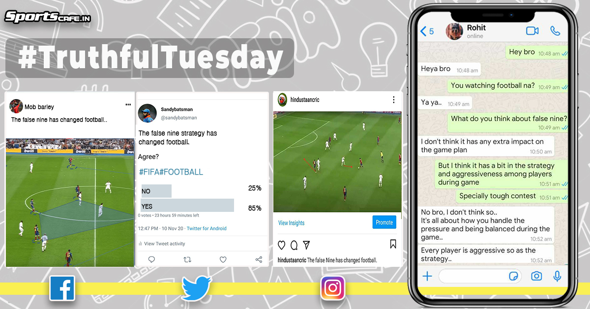 Truthful Tuesday | False nine has changed football as we know it and not for the better