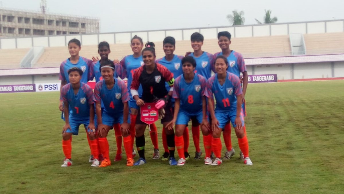 India women’s football team register back-to-back wins against Indonesia
