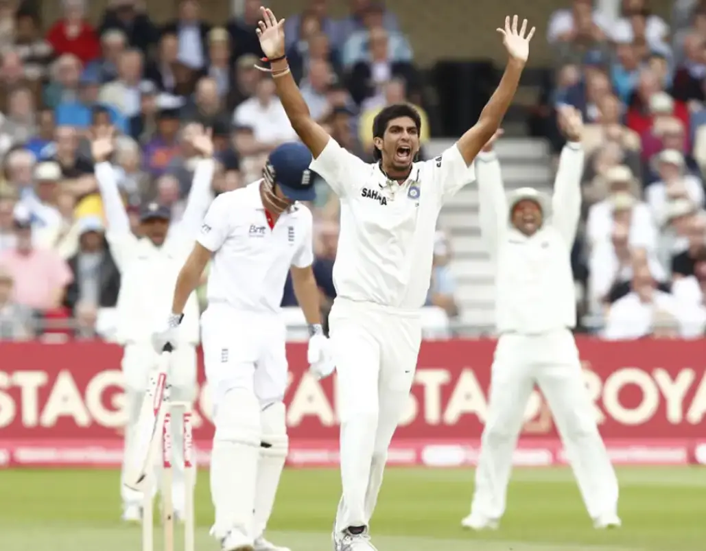 India got England all out for 221 on the first day of the match.